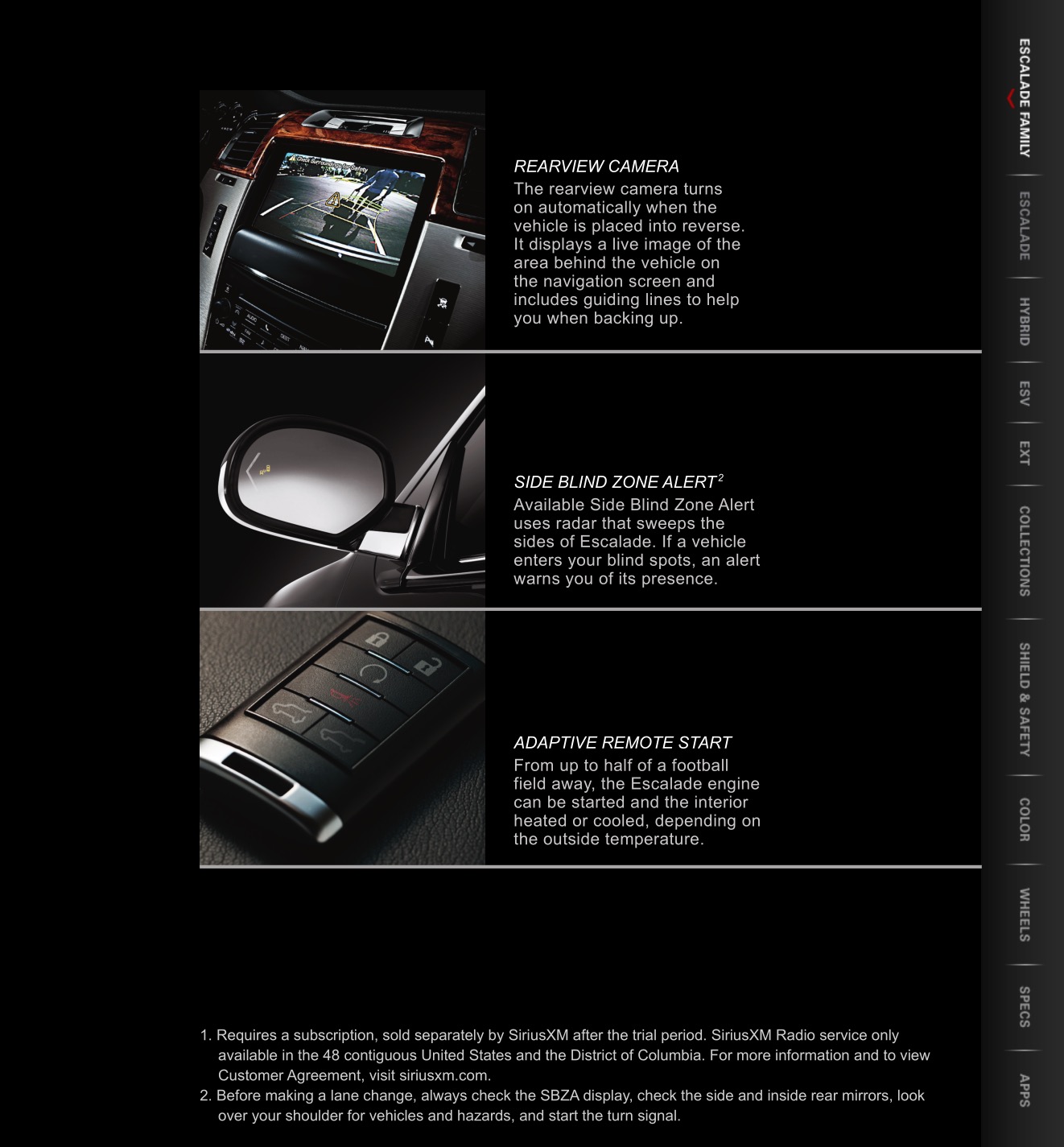 2012 Cadillac Escalade Brochure Page 1